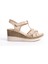 Deri Bej Anatomik Taban Comfort Kadın Sandalet TMD2060 3