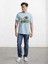 Bounce Baskılı Bisiklet Yaka T-Shirt 1