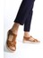 Deri Taba Anatomik Taban Comfort Kadın Sandalet TMD202414 1