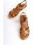 Deri Taba Anatomik Taban Comfort Kadın Sandalet TMD202414 2