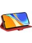 Kart Yuvası Standı Iki Renkli Dikiş Pu Flip ile Xiaomi Redmi 9c Için Kılıf (Yurt Dışından) 2