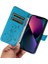 IPhone 14 Için Kılıf Artı Kabartmalı Kelebek ve Kart Yuvası Yüksek Kalite (Yurt Dışından) 5