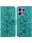 Motorola Moto Kenar 50 Pro Manyetik Kickstand Kabartmalı Zambak Için Flip Case (Yurt Dışından) 1