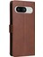Kart Yuvası Yüksek Telefon ile Google Piksel 8 Klasik Düz Renk Için Flip Case (Yurt Dışından) 5
