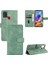 Kart Tutucu Kickstand Deri Folio ile Samsung Galaxy A21S Için Kılıf (Yurt Dışından) 1