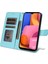 Samsung Galaxy A20S Flip Kapak Için Flip Case Darbeye Cüzdan Basit (Yurt Dışından) 4