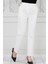 Cepli Dar Paça Pantolon-Beyaz 3