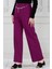 Zincir Detaylı Bol Paça Pantolon-Mor 3