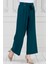 Halka Detay Bol Paça Pantolon-Petrol 3