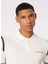 Düz Beyaz Erkek Polo T-Shirt D4SM-TST3245 1