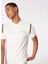 Düz Beyaz Erkek Polo T-Shirt D4SM-TST3245 3