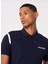 Düz Lacivert Erkek Polo T-Shirt D4SM-TST3245 2