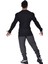 Siyah Slim Fit Sweatshirt Fitness Üst Big Sam 4689 4