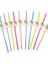 Parıltılı Unicorn Artistik Pipet 10 Adet 1
