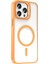 Apple iPhone 14 Pro Max Kılıf Magsafe Wireless Şarj Özellikli Standlı Magsafe Klon Lensli Kapak 4
