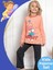 Kız Çocuk Pamuklu Uzun Kollu Desenli Pijama Takımı 1