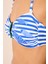 Finny Çizgili Straplez Bikini Üstü 3
