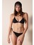 Aceline Dokulu ve Taşlı Siyah Bikini Altı - Gamze Erçel Koleksiyonu 5