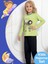 Kız Çocuk Pamuklu Uzun Kollu Desenli Pijama Takımı 1