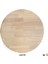 Yuvarlak Ahşap Plaka Masa ve Sehpa Tablası Meşe-30 Cm-30 mm 1