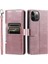Iphone 12/12 Pro Kickstand 6 Kart Yuvaları Pu Deri Cüzdan Için Flip Case (Yurt Dışından) 1
