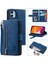 Iphone 12 Mini Kordon Cüzdan Pu Deri 9 Kart Yuvaları Için Flip Case (Yurt Dışından) 1