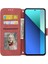 Xiaomi Redmi Not 13 Için Flip Case 4g Darbeye Koruyucu Kickstand Pu (Yurt Dışından) 5