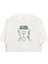More Veggies Oversize Kadın Crop T-Shirt Ekru 2