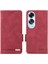 Oppo A60 4g Manyetik Karbon Fiber Deri Için Kılıf Folio Flip Case Tam (Yurt Dışından) 1