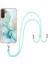 Samsung Galaxy Case 5g Anti-Scratch Yumuşak Mermer Crossbody Kordon (Yurt Dışından) 1