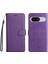 Kart Yuvası Yüksek Telefon ile Google Piksel 8 Klasik Düz Renk Için Flip Case (Yurt Dışından) 5