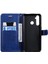 Kart Yuvası ile Realme 5 Pro Için Flip Case Iş Cüzdan Telefon Kılıfı Katı (Yurt Dışından) 4