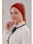 Sihirli Yapışkanlı Kaymayan Bandana Spor Bone Bordo 1