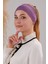 Sihirli Yapışkanlı Kaymayan Bandana Spor Bone Mor 2