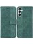 Samsung Galaxy Flip Için Flip CASE/F15 5g Flip Folio Geometrik Kabartmalı Pu (Yurt Dışından) 1