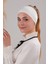 Sihirli Yapışkanlı Kaymayan Bandana Spor Bone Ekru 2