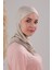 Tesettür Hijab Çapraz Deniz Havuz Spor Boyunluklu Penye Bone Taş Rengi 2