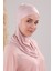Tesettür Hijab Çapraz Deniz Havuz Spor Boyunluklu Penye Bone Pudra 2