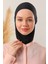 Kadın Tesettür Boyunluklu Hijab Spor Bone Siyah 4