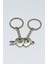 Mıknatıslı Birleşen Metal Mini Kalpler Çiftli Ikili Love Aşk Anahtarlık 1