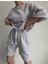 Mcllctn Gama Oversize Karmelanj Şort T-Shirt Takım 5