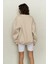 Maico Bej Oversize Sweatshirt 5