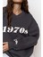 1970S Füme Oversize Unisex Sweatshirt 3