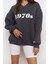 1970S Füme Oversize Unisex Sweatshirt 4