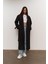 Femme Siyah Oversize Trençkot 2