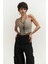 Toni Ip Detay Gri Jean Crop 3