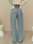 Leony Bel Detay Mavi Jeans 5