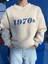 1970S Bej Oversize Unisex Sweatshirt 1