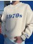 1970S Bej Oversize Unisex Sweatshirt 2