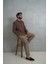 Wesley Erkek Oversize Krinkıl Kahve Gömlek 2